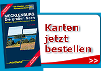 Karten der Mecklenburgischen Seenplatte jetzt bestellen