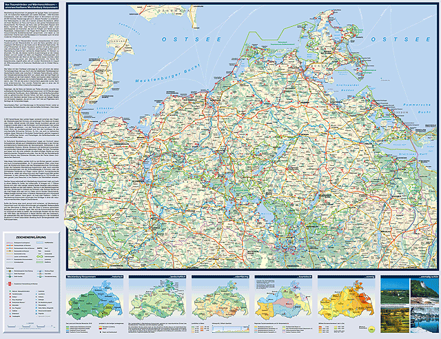 Karte - Mecklenburg-Vorpommern Rckseite