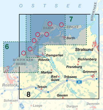 Karte Region Fischland-Dar-Zingst
