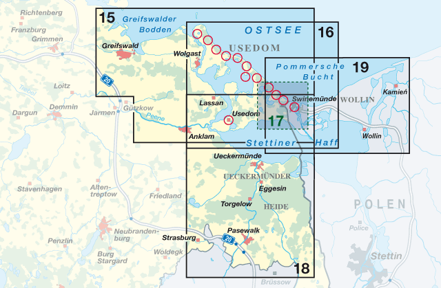 Karte Region Usedom